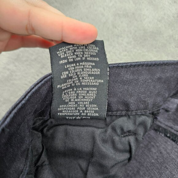 Seven7 Jeans Luxe Skinny 24 Black Embellished Bling Plus Cotton Stretch Boho New - Picture 11 of 14